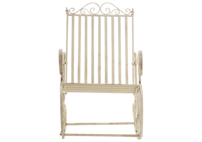 Ensemble de 2 fauteuils à bascule Smilla crème antique