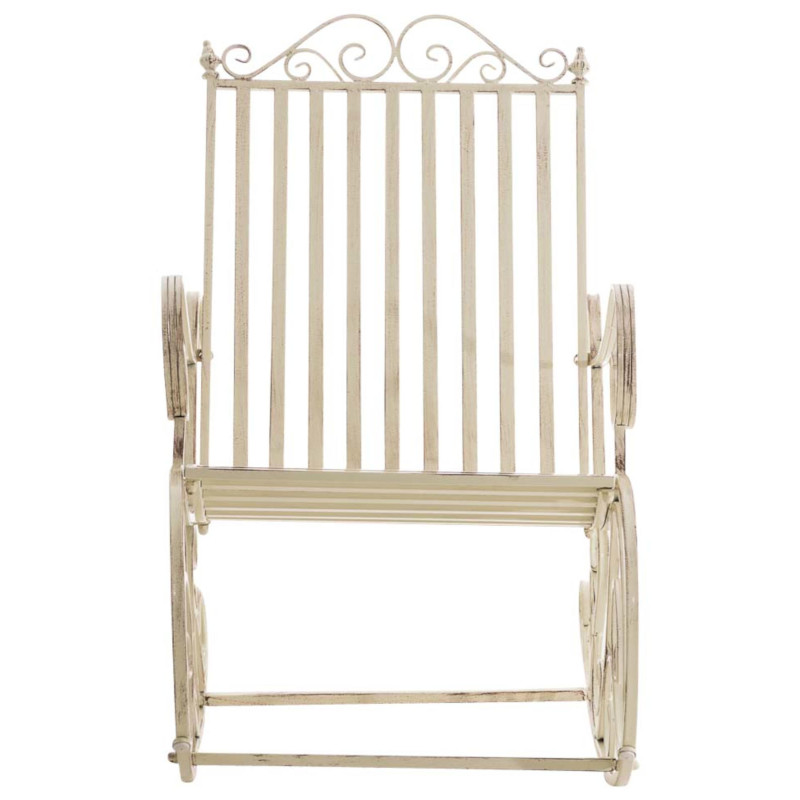 Ensemble de 2 fauteuils à bascule Smilla crème antique