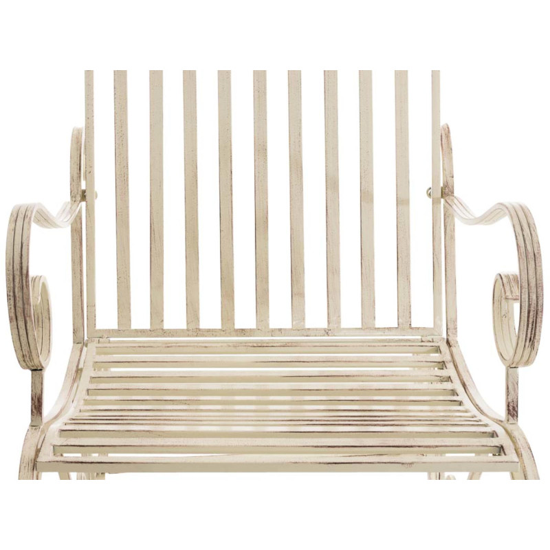 Ensemble de 2 fauteuils à bascule Smilla crème antique