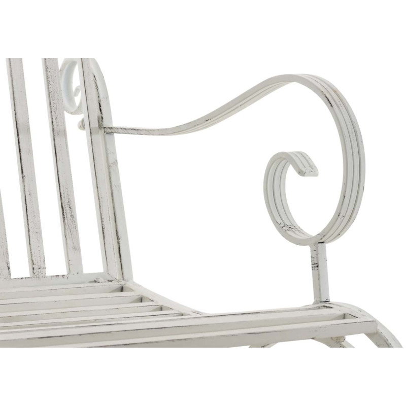 Ensemble de 2 fauteuils à bascule Smilla, blanc antique