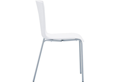 Set de 2 sillas apilables Mio Blanco