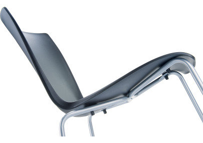 Lot de 2 chaises MIO, noires