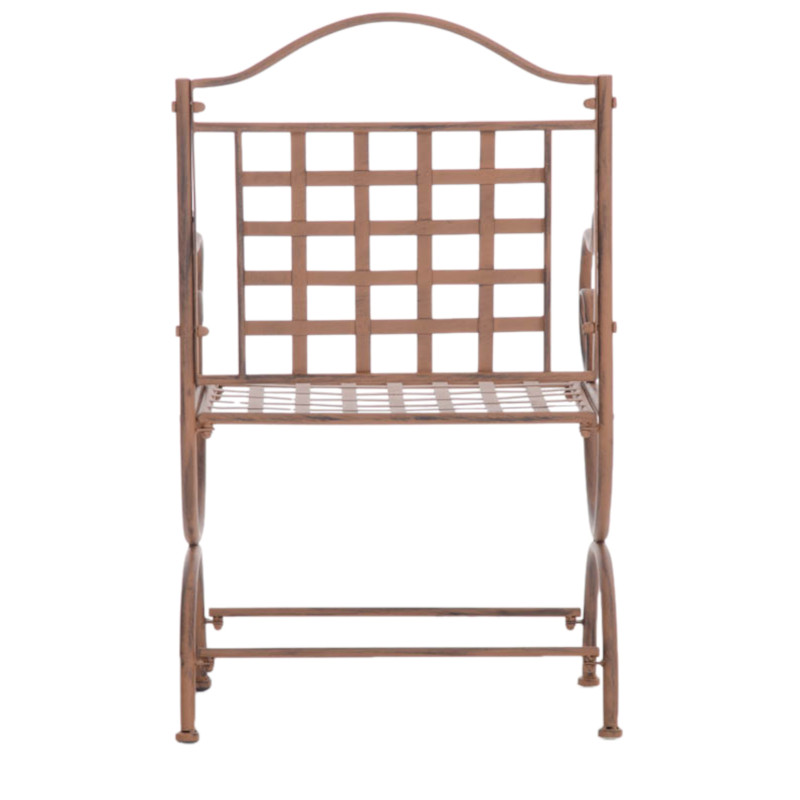 Juego De 4 Sillas Para Terraza Lotta Marrón antiguo