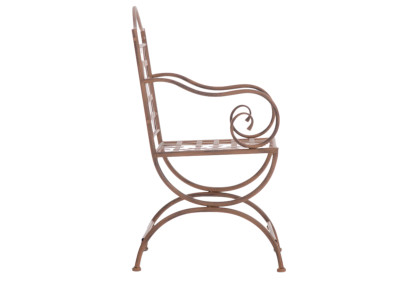 Ensemble de 4 chaises Lotta marron antique