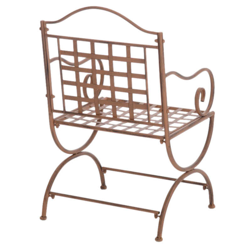 Ensemble de 4 chaises Lotta marron antique