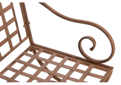 Ensemble de 4 chaises Lotta marron antique