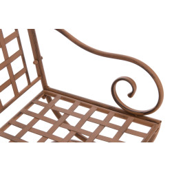 Ensemble de 4 chaises Lotta marron antique