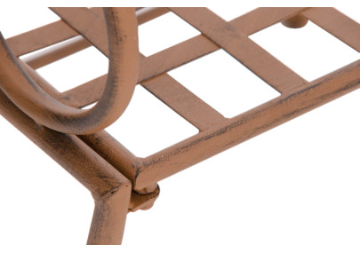 Ensemble de 4 chaises Lotta marron antique