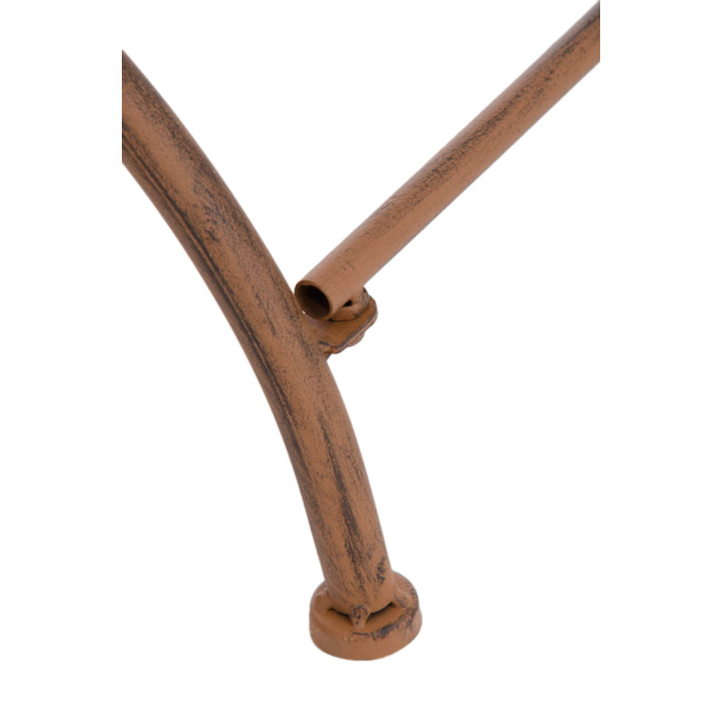 Juego De 4 Sillas Para Terraza Lotta Marrón antiguo