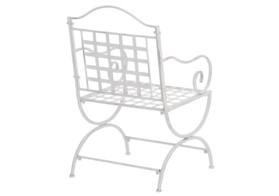 Juego De 4 Sillas Para Terraza Lotta Blanco antiguo