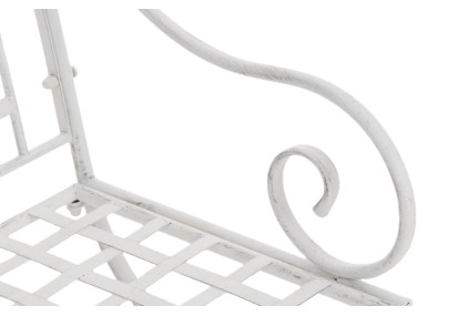 Juego De 4 Sillas Para Terraza Lotta Blanco antiguo