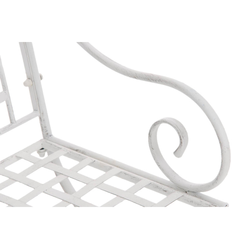 Ensemble de 4 chaises Lotta blanc antique