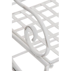 Juego De 4 Sillas Para Terraza Lotta Blanco antiguo