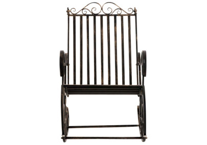 Ensemble de 2 fauteuils ? bascule Smilla en bronze