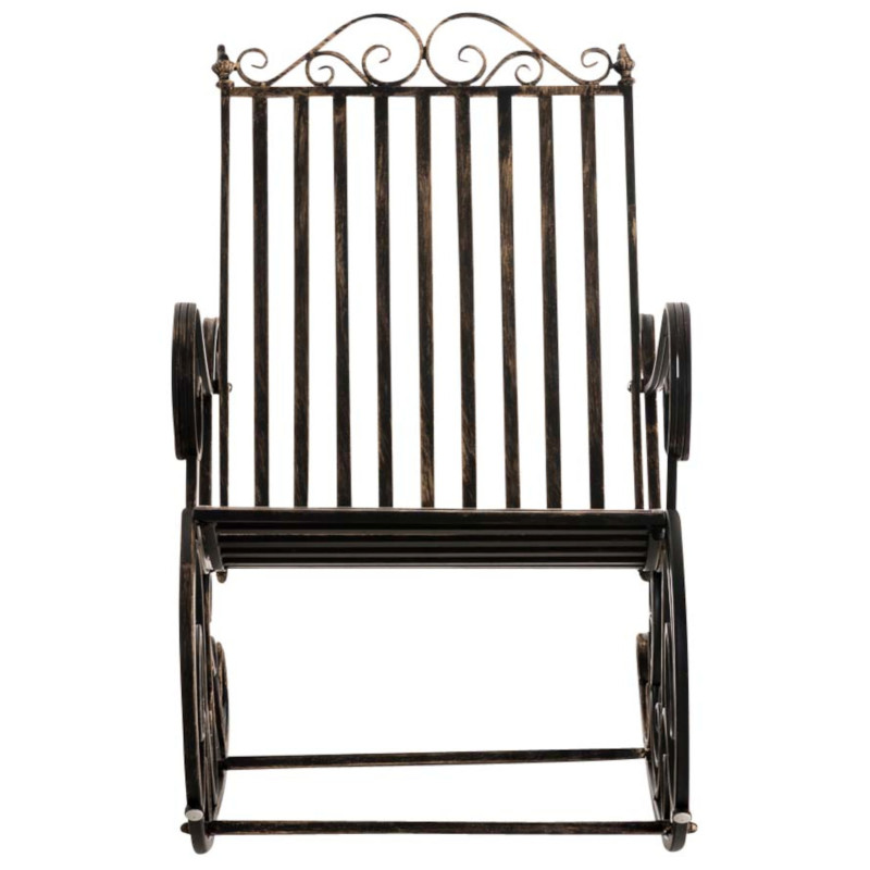 Ensemble de 2 fauteuils ? bascule Smilla en bronze