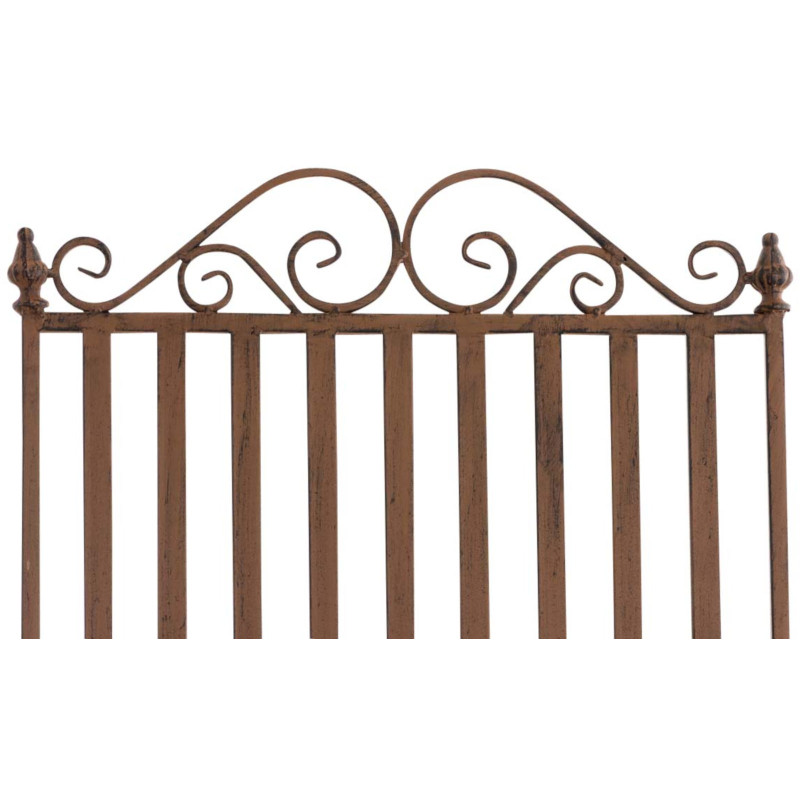 Set de 2 Mecedoras de hierro Smilla Marrón