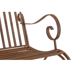 Ensemble de 2 fauteuils à bascule Smilla, marron