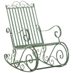 Ensemble de 2 fauteuils à bascule Smilla, vert antique