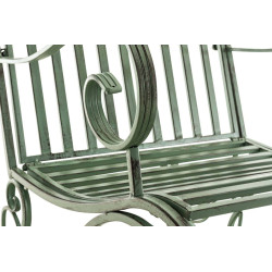 Ensemble de 2 fauteuils ? bascule Smilla, vert antique