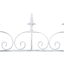 set de 4 Vallas de jardín Mangold Blanco antiguo