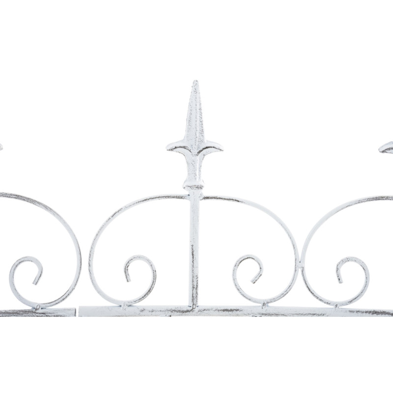 set de 4 Vallas de jardín Mangold Blanco antiguo