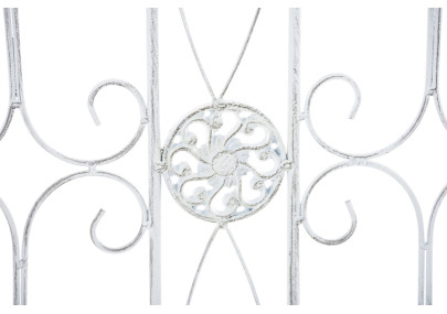 Ensemble de 4 clôtures de jardin, Manchard blanc antique