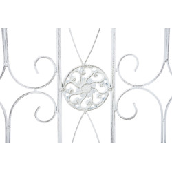 Set di 4 recinzioni da giardino Mangold bianco antico