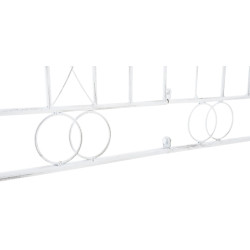 Set di 4 recinzioni da giardino Mangold bianco antico