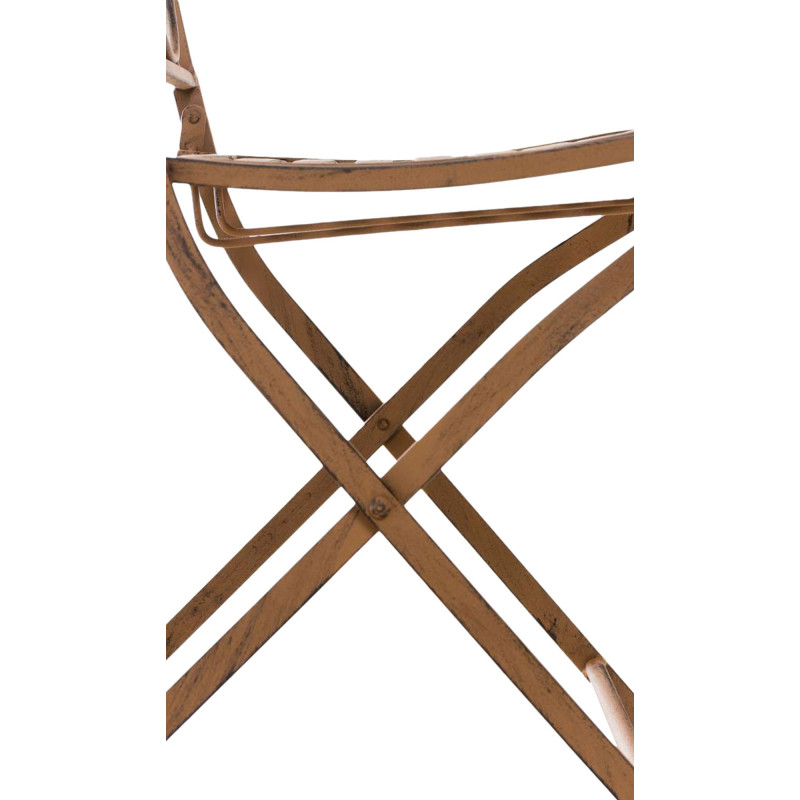 Ensemble de 2 chaises Sibell marron antique