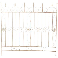 Set di 4 recinzioni da giardino Mangold crema antica