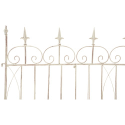 Set di 4 recinzioni da giardino Mangold crema antica