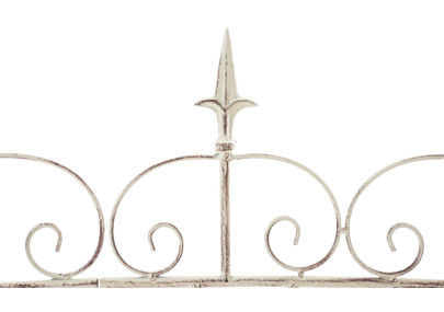 set de 4 Vallas de jardín Mangold Crema antiguo