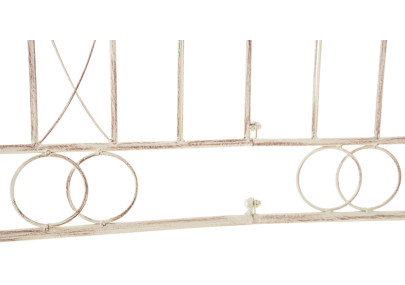 Ensemble de 4 cl?tures de jardin, blettes, cr?me antique