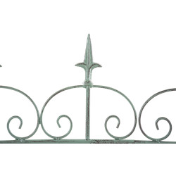 Ensemble de 4 clôtures de jardin, vert antique Manchard