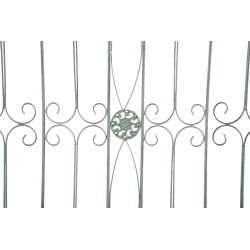 Ensemble de 4 clôtures de jardin, vert antique Manchard