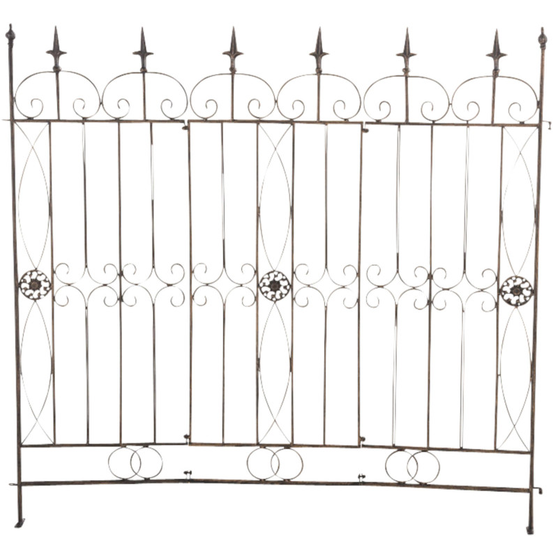 set de 4 Vallas de jardín Mangold Bronce