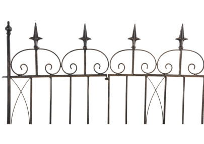 set de 4 Vallas de jardín Mangold Bronce
