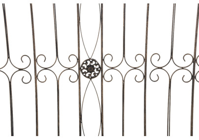 set de 4 Vallas de jardín Mangold Bronce