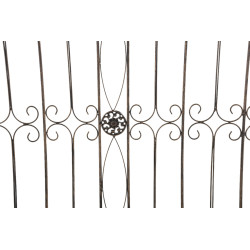 Ensemble de 4 clôtures de jardin, bronze Mangold