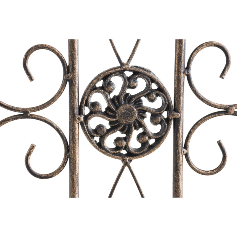 Ensemble de 4 clôtures de jardin, bronze Mangold