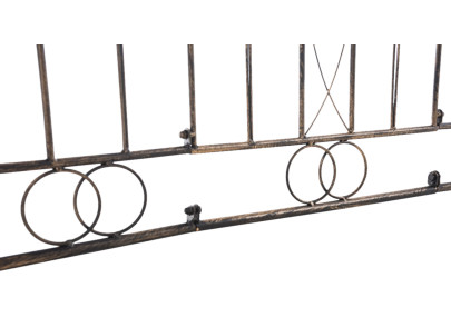 Ensemble de 4 clôtures de jardin, bronze Mangold