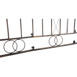 Ensemble de 4 clôtures de jardin, bronze Mangold