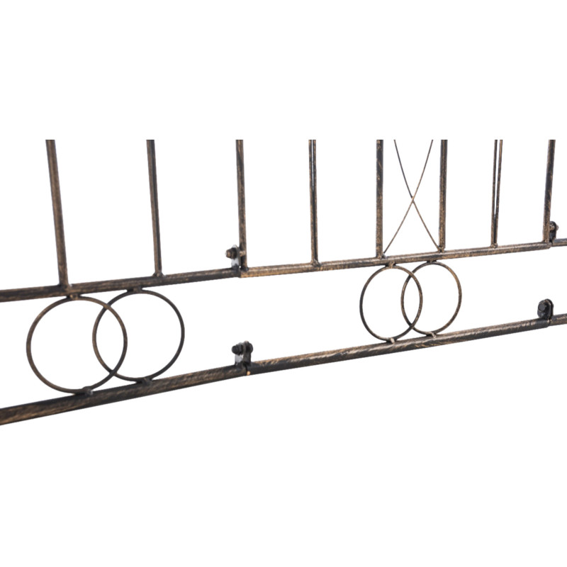 Ensemble de 4 clôtures de jardin, bronze Mangold