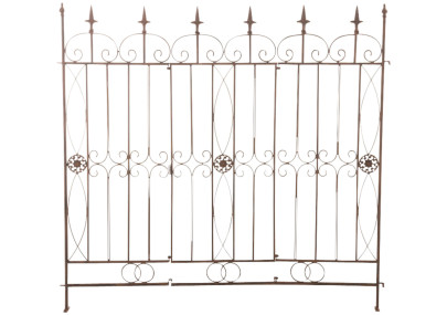 set de 4 Vallas de jardín Mangold Marrón antiguo