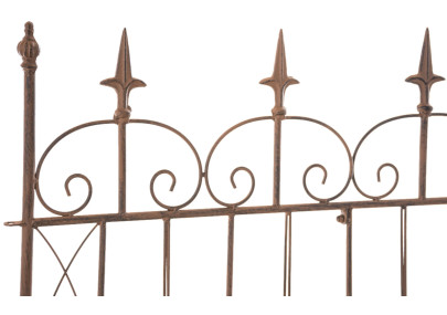 set de 4 Vallas de jardín Mangold Marrón antiguo