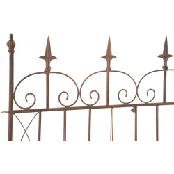 set de 4 Vallas de jardín Mangold Marrón antiguo