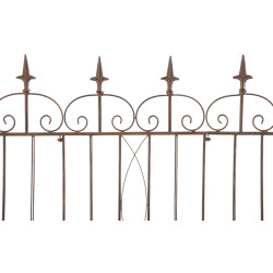 set de 4 Vallas de jardín Mangold Marrón antiguo