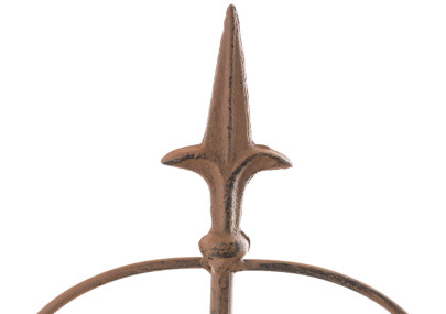 Ensemble de 4 clôtures de jardin, couleur blettes, brun antique