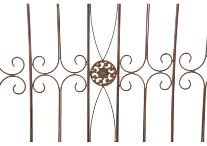 set de 4 Vallas de jardín Mangold Marrón antiguo