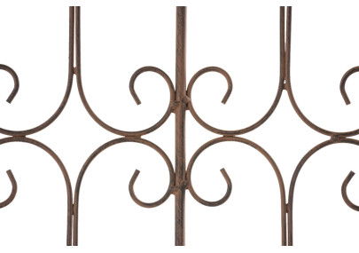 set de 4 Vallas de jardín Mangold Marrón antiguo